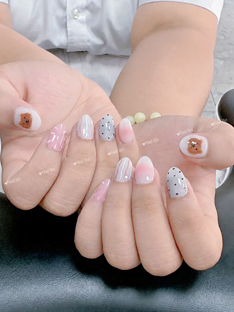 Nail box thiết kế phom móng theo số đo khách gửi tại Đà Nẵng