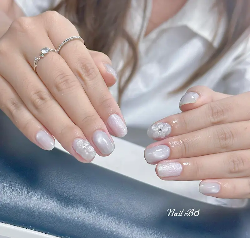 Sơn gel Đà Nẵng màu thạch đính nhũ ẩn xà cừ nhẹ nhàng tôn da